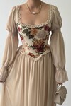 Elfi Dress with Floral Details