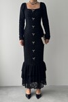 Junat Midi Elbise