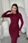 June Büzgü Detaylı Elbise