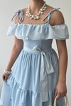 Junsa Kemer Detaylı Elbise
