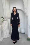 Kerna Fiyonk Detaylı Elbise
