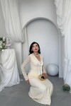 Kerna Fiyonk Detaylı Elbise