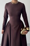 Loks Midi Elbise