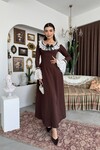 Ruyn Broş Detaylı Elbise