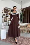 Ruyn Broş Detaylı Elbise