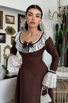 Ruyn Broş Detaylı Elbise