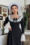 Ruyn Broş Detaylı Elbise