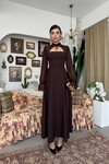 Wome Pelerin Detaylı Elbise