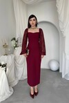 Yames Midi Elbise