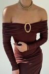 Maca Strapless Dress