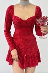 Sezi Sequin Sequin Dress