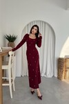 Akit İnci Detaylı Elbise