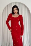Akit İnci Detaylı Elbise