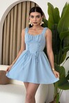 Aria Gathered Strap Dress