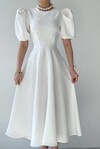 Catania Balloon Sleeve Dress