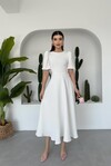 Catania Balloon Sleeve Dress