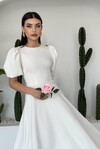 Catania Balloon Sleeve Dress
