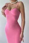 Dominic Midi Dress with Gathered Skirt