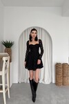 Fers Çiçek Detay Elbise