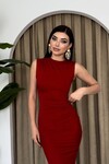 Galanoy Elbise Büzgülü