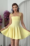 Clara Askılı Mini Elbise