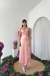 Dora Çiçek Detaylı Elbise
