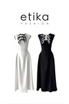 Eros Fiyonk Detaylı Elbise