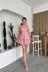 Flora İp Askılı Elbise
