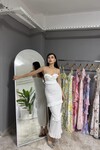 Lere ip Askılı Elbise