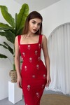 Ners Taş Detaylı Elbise
