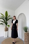 Reta Button Detailed Dress