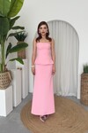 Spas Strapless Dress