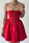Walf Strapless Dress