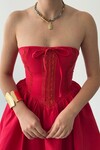Walf Strapless Dress