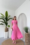 Wera Taşlı Fiyonk Detaylı Elbise