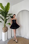 Yuna Straplez Elbise