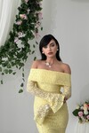 Arya Straplez Dantel Elbise