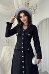 Fari Button Detailed Dress