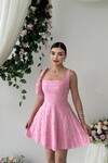 Lyro Çiçek Nakışlı Elbise