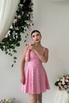 Lyro Çiçek Nakışlı Elbise