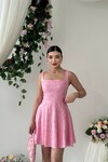 Lyro Çiçek Nakışlı Elbise