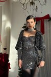 Nico Sequin Sequin Dress