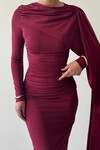 Orleans Shawl Sleeve Detail Dress