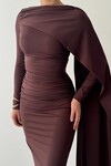 Orleans Shawl Sleeve Detail Dress