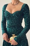 Sezi Sequin Sequin Dress